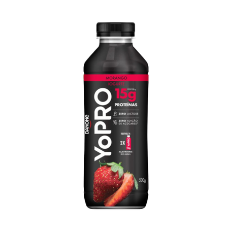 Iogurte Líquido Morango Yopro 30g Proteína 500g