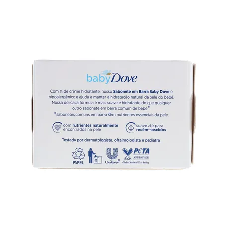 Sabonete em Barra Baby Dove Hidratação Balanceada Caixa 75gr 360-18