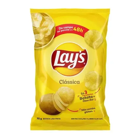 Batata Lays Classico 70G