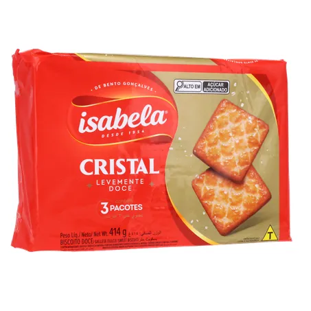 BISCOITO ISABELA CRISTAL 414G 360-34