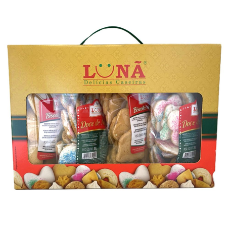 KIT BISCOITO LUNÂ NATAL C/4