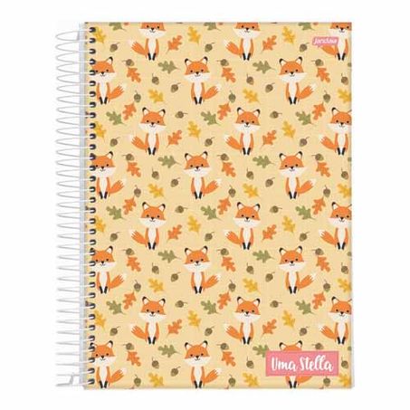 CADERNO JANDAIA CD ESPIRAL UNIV STELLA 80 FLS     