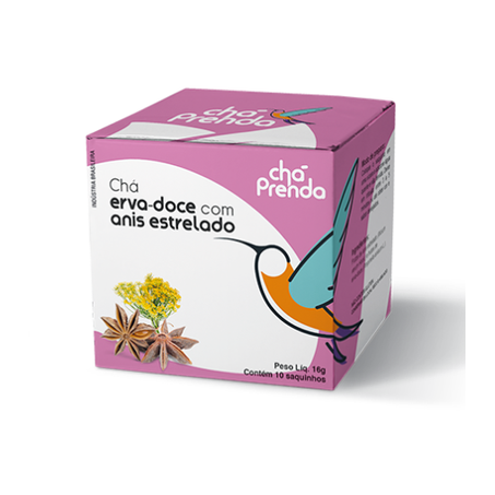 Chá prenda erva doce com anis estrelado c/10 16g