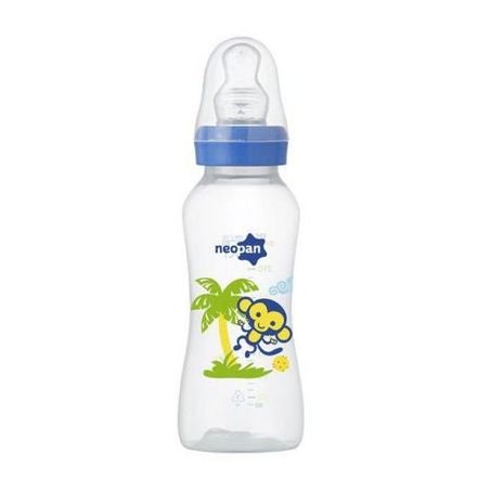 Mamadeira Neopan Ortod.Decor.N.2 250Ml Az.