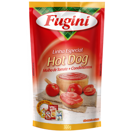 MOLHO TOMATE FUGINI HOTDOG SC 300G