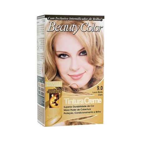 TINTA P/CAB LOURO MUITO CLARO 9.0 BEAUTY COLOR