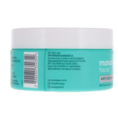 Hidratante Facial Monange Matte 80g 360-29