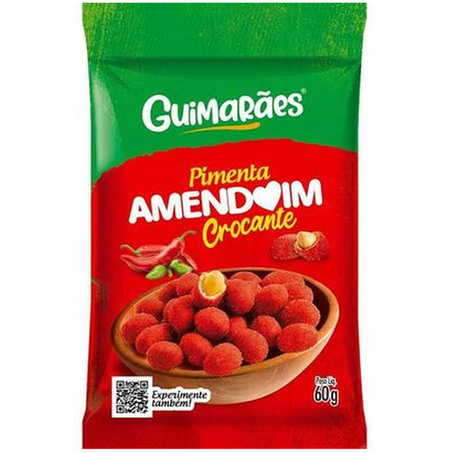 AMENDOIM GUIMARÃES SABOR PIMENTA 60G