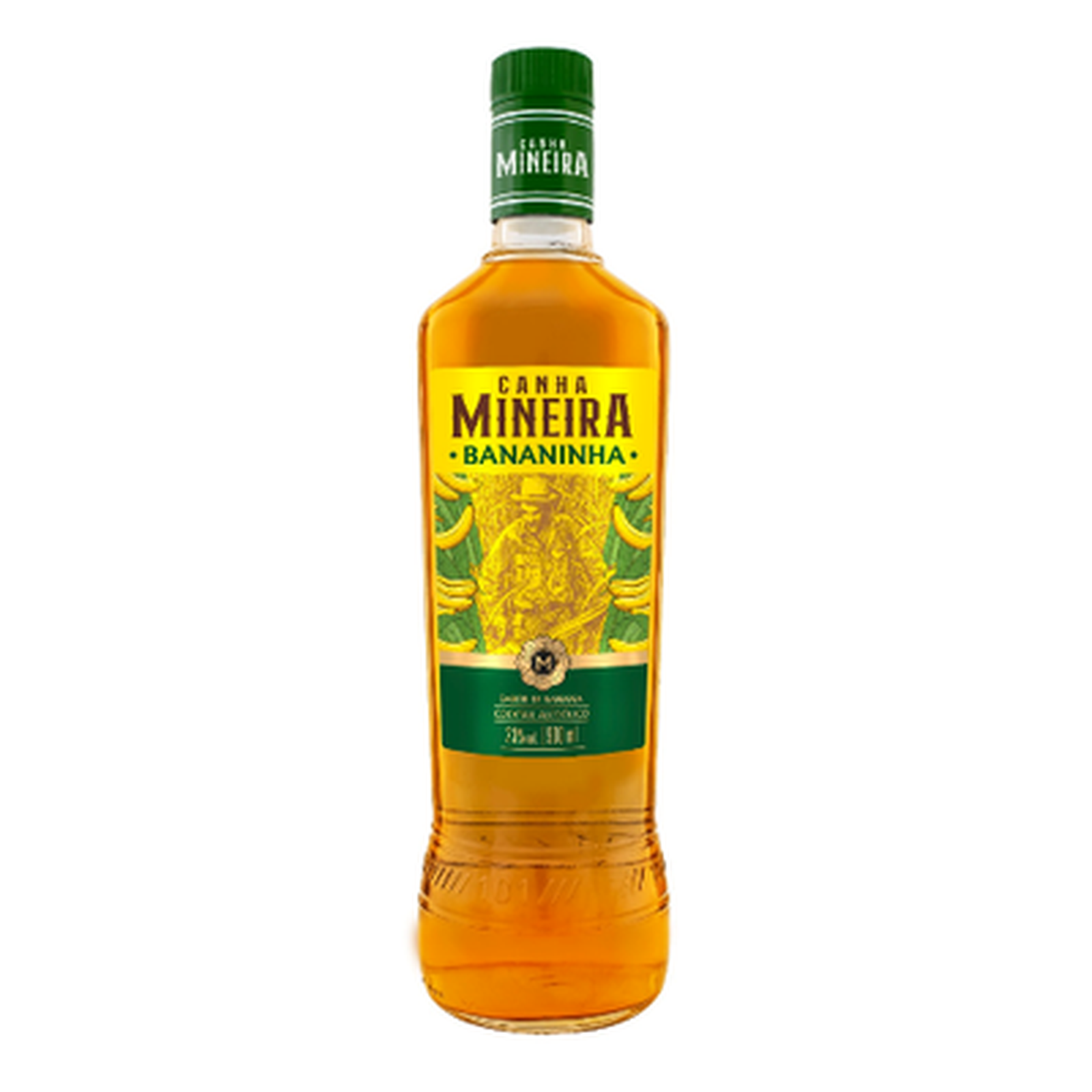 Aguardente Canha Mineira Bananinha 900ml | Machadão Atacadista