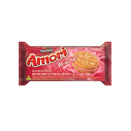 Bisc richester amori morango 35,6g