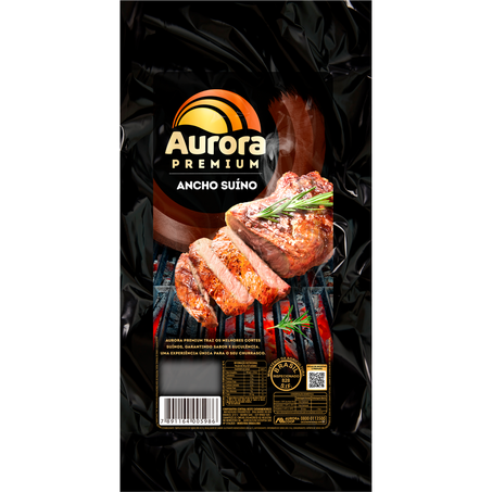 Carne suína aurora premium ancho vácuo kg