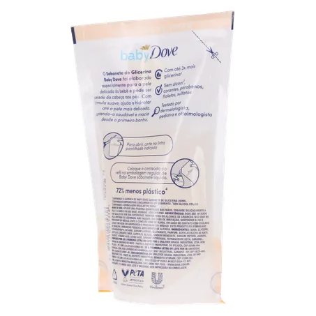 SABONETE LÍQUIDO DOVE BABY REFIL GLICERINA 180ML 360-21