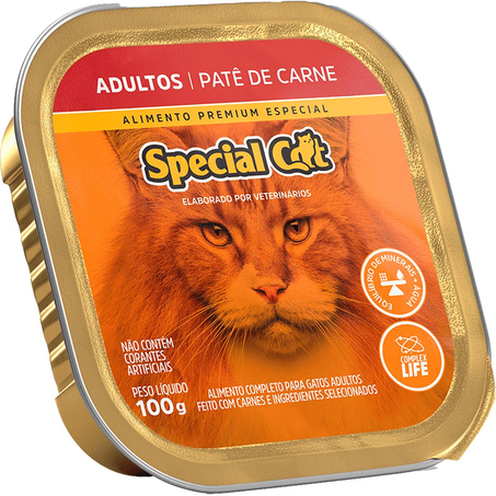 Ração Special Cat 100g - Patê - Carne