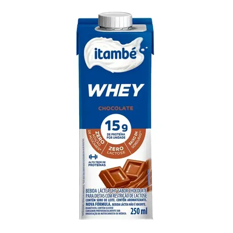 BEB.LACTEA WHEY ITAMBE 250ML CHOCOLATE