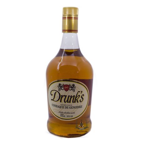 Conhaque Drunk's Gengibre Garrafa 870ml