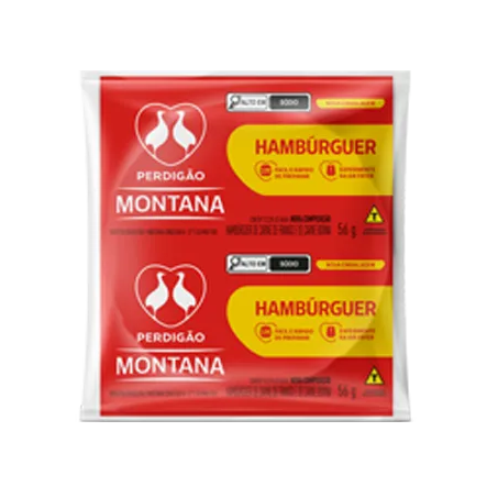 HAMBURGUER PERDIGÃO MONTANA MISTO 56G