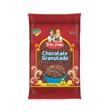 Choc.granul.fritz & frida 80gr preto