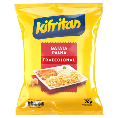 Batata Palha Ki Fritas Tradicional Pacote 70G