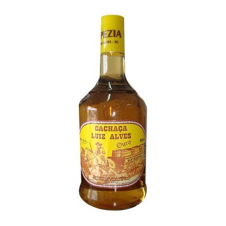Cachaça luis alves ouro 900ml