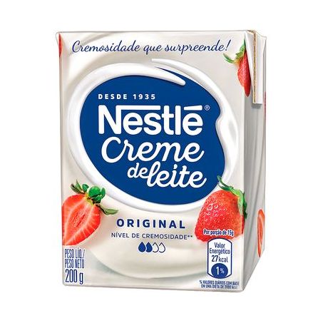 Creme de Leite Nestlé Leve UHT Homogeneizado 200GR