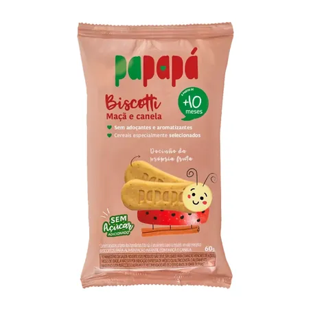 BISCOTTI MAÇÃ E CANELA 60G