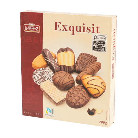 BISCOITO EXQUISIT LAMBERTZ 200G