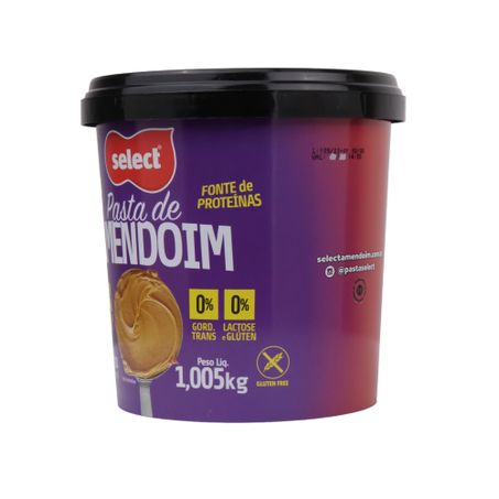 Pasta de Amendoim Select 100% Integral Pote 1.005kg 360-8