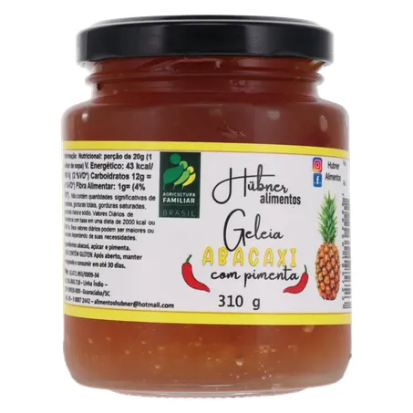 Geleia hubner abacaxi com pimenta 310g 360-34