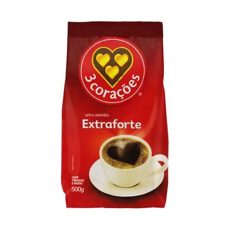 CAFE 3CORACOES EX.FORTE ALMOFADA 500G