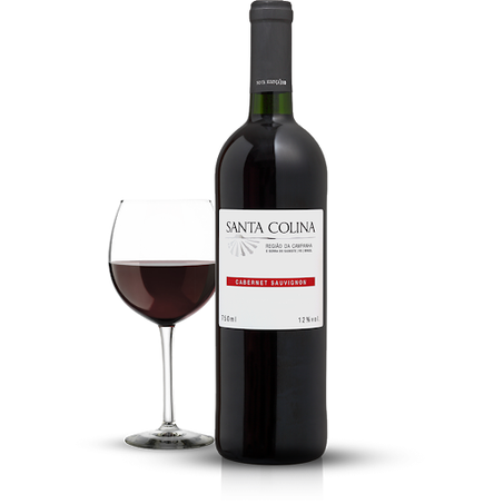 Vinho santa colina cabernet sauvignon suave 750ml