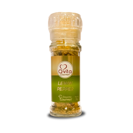 Temp Q-Vita 50g Moedor Lemon Pepper