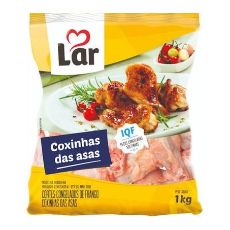 Coxinha da asa de frango Lar congelado 1kg