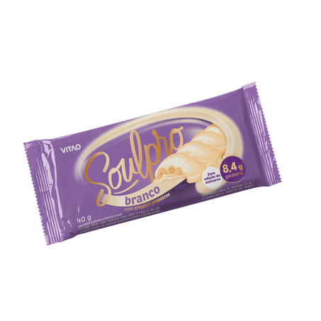 Chocolate vitao soulpro branco 40 gr
