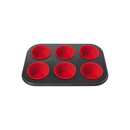 ASSADEIRA MOR AÇO COM 06 FORMAS DE SILICONE