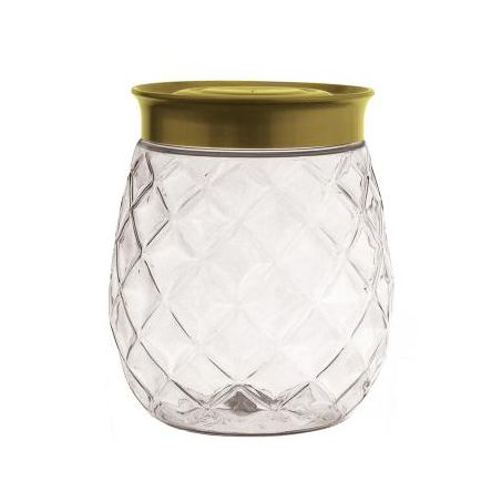 Pote tiba plastico cristal c/tp 1,5l