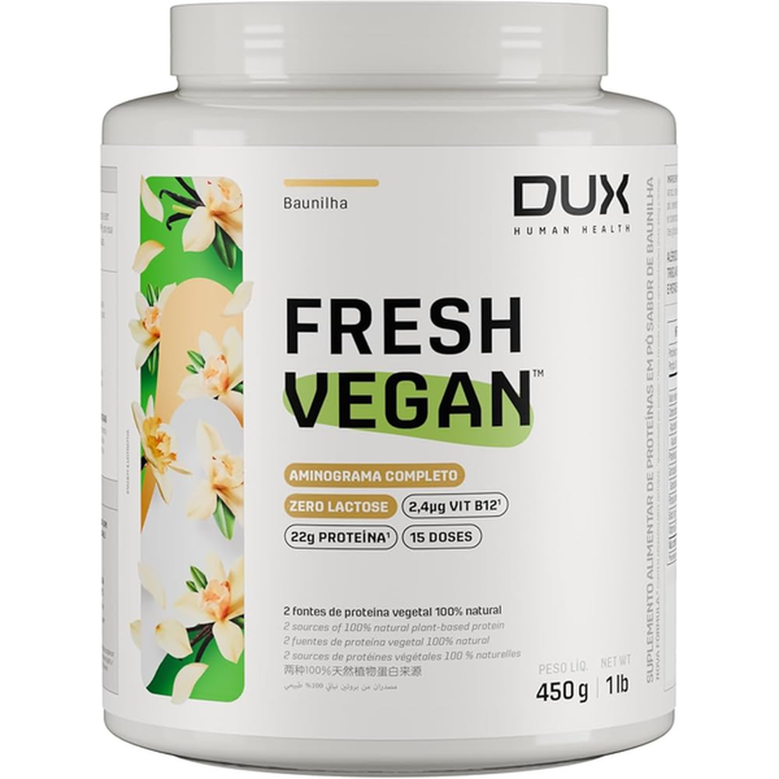 Fresh Vegan Baunilha Dux 450g