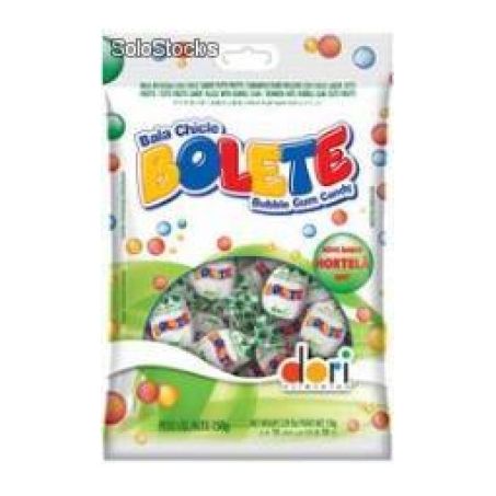 Bala Dori Regaliz 17g Tubo Recheado Morango