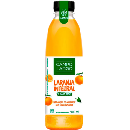 Suco Campo Largo Integral Laranja 900ml
