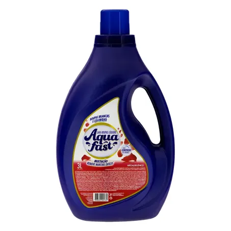 Lava Roupas Líquido Aqua Fast Multiação Galão 3lt