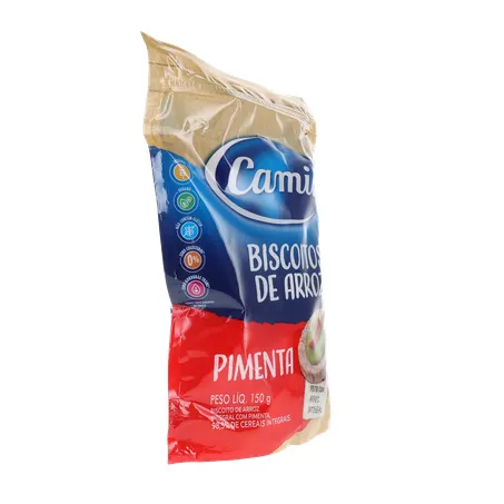 Biscoito Camil Arroz Integral Pimenta 150G 360-31