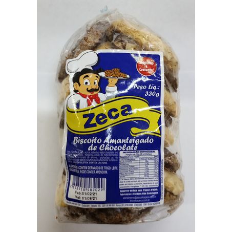 Biscoito do zeca amanteigado choc 300 g