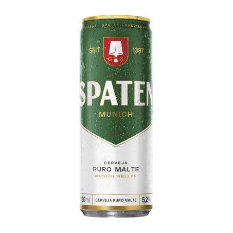 Cerveja Munich Helles Puro Malte Spaten Lata 350ml
