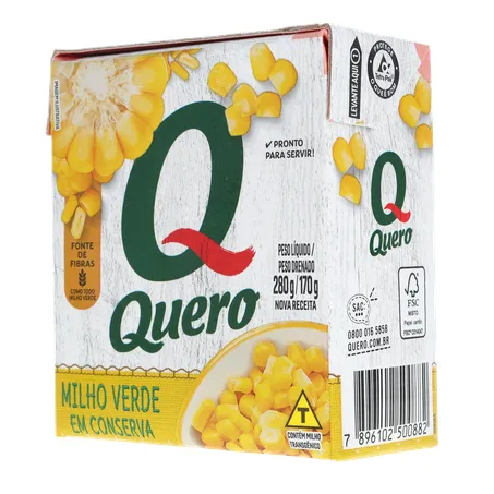 Milho Verde em Conserva Quero Caixa 280gr 360-4