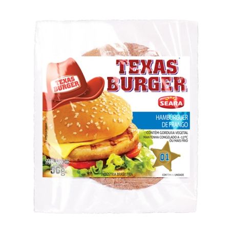 Hamburguer seara texas burg.fgo 56g