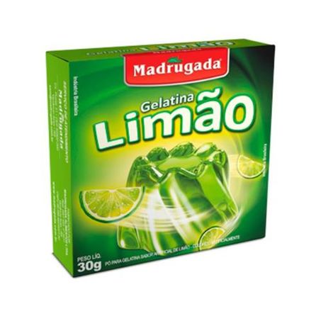 Gelatina madrugada limao 30 g