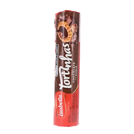 BISCOITO RECHEADO ISABELA TORTINHAS CHOCOLATE/AVELA 140G 360-34