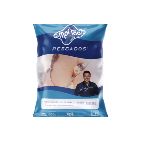 Peixe Posta Cacao Mar e Rio 800g Congelado
