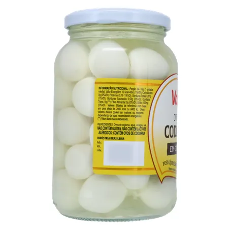 Ovos de codorna valar 300g 360-28