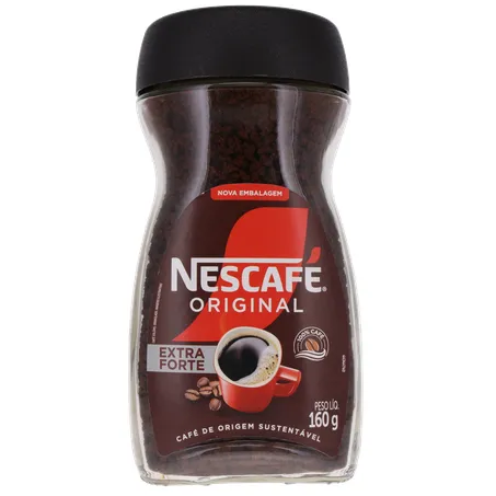 CAFÉ SOLÚVEL NESCAFÉ ORIGINAL VIDRO 160G