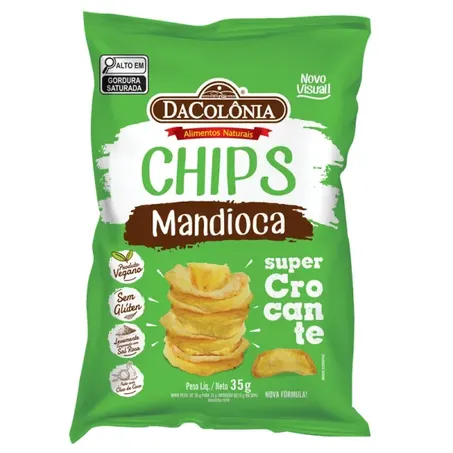 CHIPS DE MANDIOCA 35G DACOLONIA